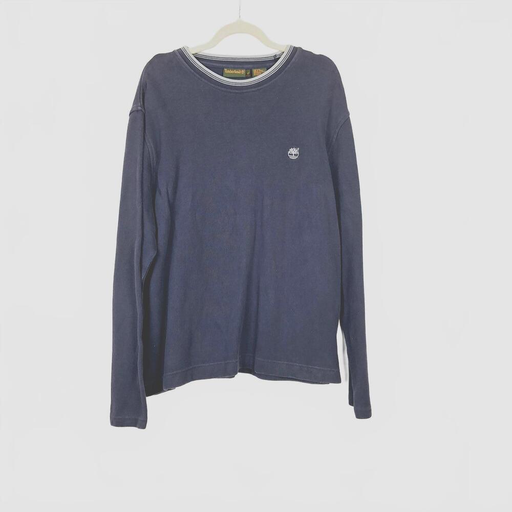 TIMBERLAND Mens Crew Neck Jumper‎ Sweater Blue sz XL w Logo